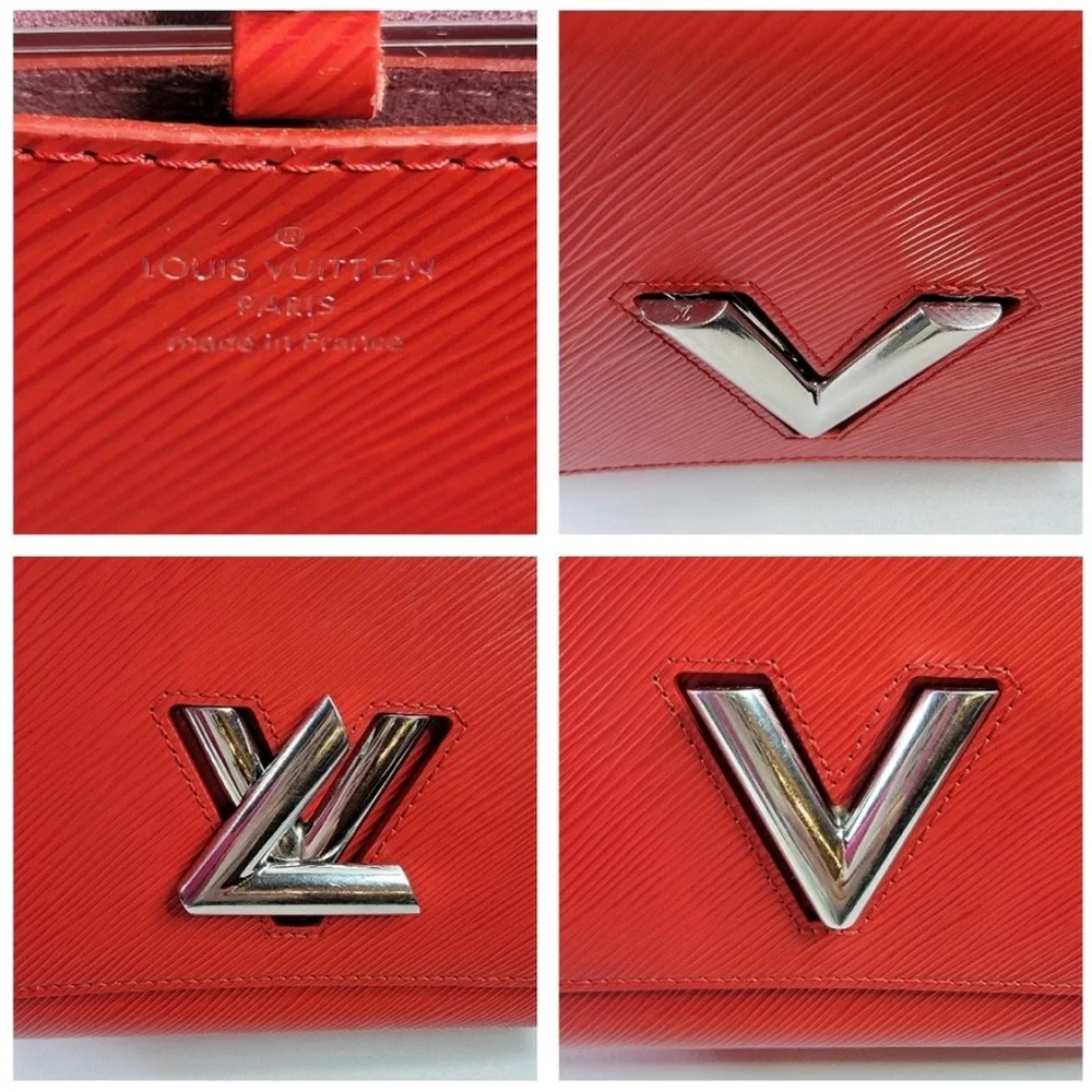 Louis Vuitton Twist Epi Leather Scarlet Crossbody Bag Full Inclusion (Box/Dusty) - Picture 6 of 17